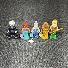 LEGO Disney Princess: The Little Mermaid Royal Clamshell (43225) Minifigure Lot