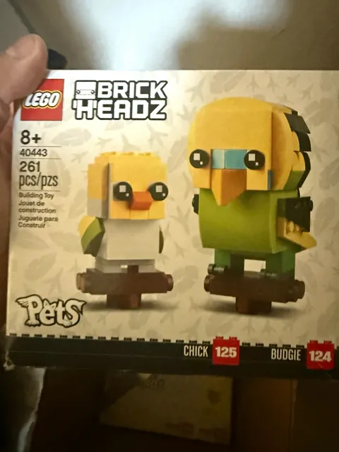 LEGO BrickHeadz Pets 40443 Budgie & Chick Complete Set 261 pcs Age 8+