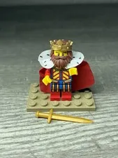 LEGO CMF Series 13 Classic King Minifigure - col195 - Set 71008