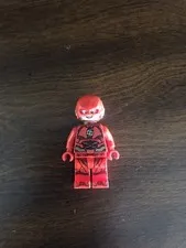 Lego Justice League The Flash Minifigure Detailed Print