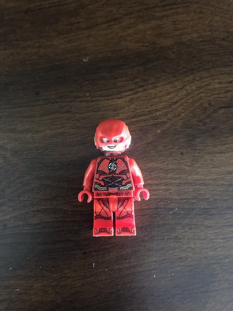 Lego Justice League The Flash Minifigure Detailed Print