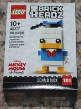 Lego Disney BrickHeadz Donald Duck 40377. New in a sealed box. 90 pcs. Retired