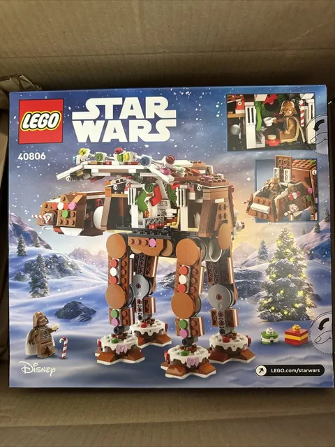 LEGO Star Wars Gingerbread AT-AT Walker [40806], NEW SEALED BOX 697 pcs