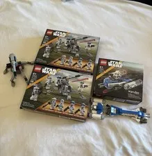 LEGO Star Wars 501st Battle Pack and Captain Rex microfighter NO MINIFIGURES