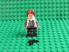 LEGO Star Wars Solo sw0915 Han Solo White Jacket Minifigure 75209 blaster WJ19