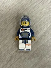 cty1692 - Lego Minifigure - City Space - Astronaut - Female, White & Dark Blue