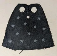 LEGO Cloth Black Star Cape Harry Potter City Castle Minifigure Part # 522px1 Fig