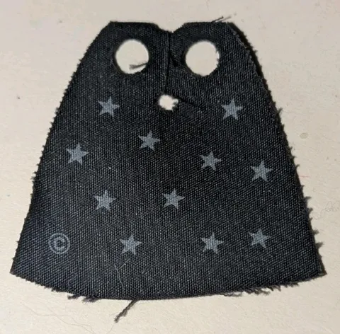 LEGO Cloth Black Star Cape Harry Potter City Castle Minifigure Part # 522px1 Fig