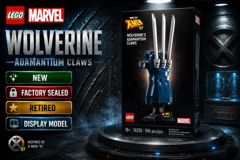 LEGO Marvel 76250 Wolverine Adamantium Claws NEW Factory Sealed Retired X-Men