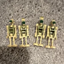 LEGO Star Wars Battle Droid Minifigure Lot of 4 Plastic Figures