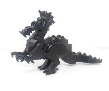 Lego Classic Castle Fright Knights Black Dragon - Missing Top Head