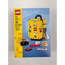 LEGO Yellow Travel Suitcase 40817 NIB 184pcs Rolling Handle 2025 Set