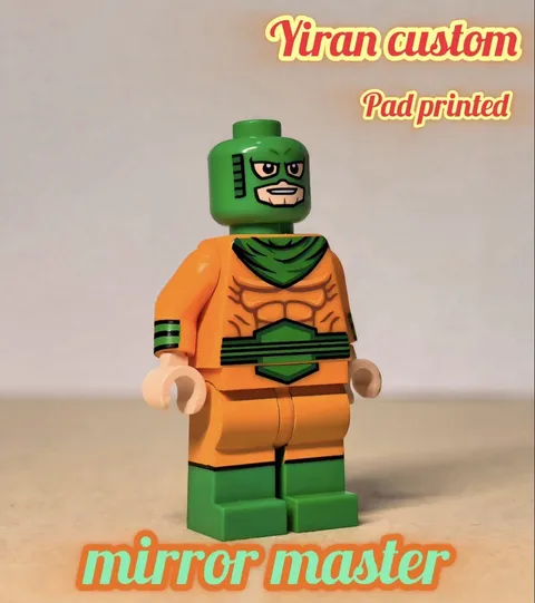 LEGO DC Superheroes Mirror Master custom minifigure by Yiran Customs Pad Printed