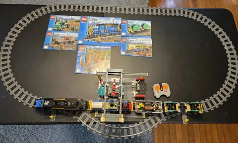 LEGO 60052 City Cargo Train 2014 100% Complete With Instructions No Box