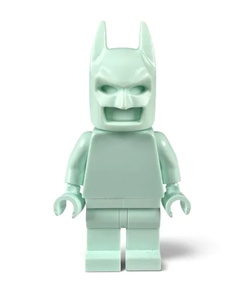 Official LEGO - Light Aqua Monochrome Prototype DC Batman Minifigure - RARE