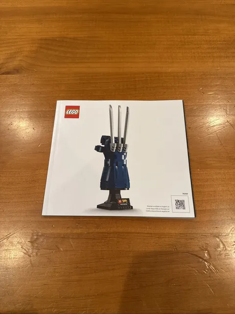 LEGO Instruction Manual Only 76250 Wolverine's Adamantium Claw No Bricks