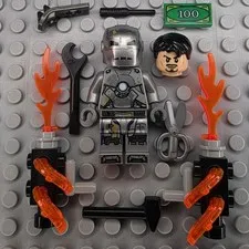 Lego Marvel Super Heroes Minifigure SH0565 Iron Man Mark 1 Armor