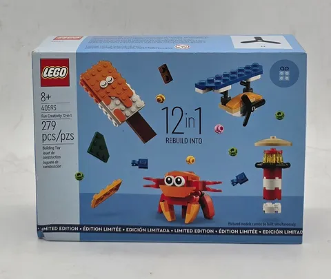 LEGO 40593 Fun Creativity 12-in-1 Limited Edition GWP New Sealed Retired
