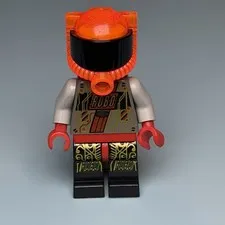 Lego Space Minifigure SP067 SP67 RoboForce Red with Printed Legs A7