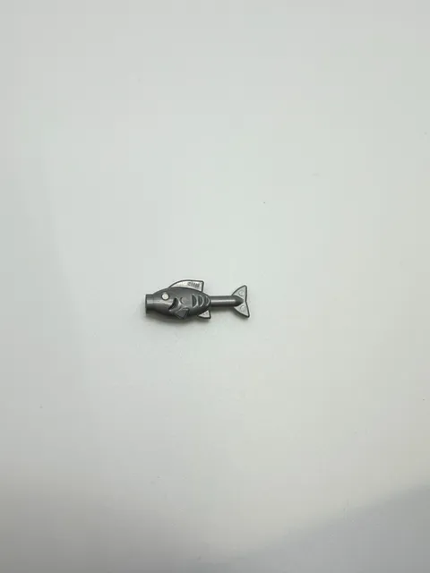 Lego Animal Fish Flat Silver 64648