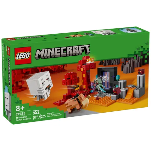 LEGO Minecraft The Nether Portal Ambush 21255 New Sealed Retired Fast Safe Ship