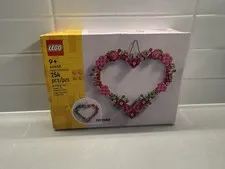 LEGO 40638 Heart Ornament 254pcs Flowers Pink Red Sealed Box New Customizable