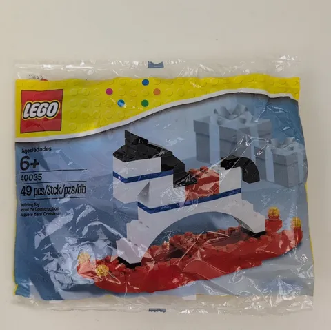 LEGO 40035 Rocking Horse Christmas Holiday 49 Pc Set Sealed Polybag Retired
