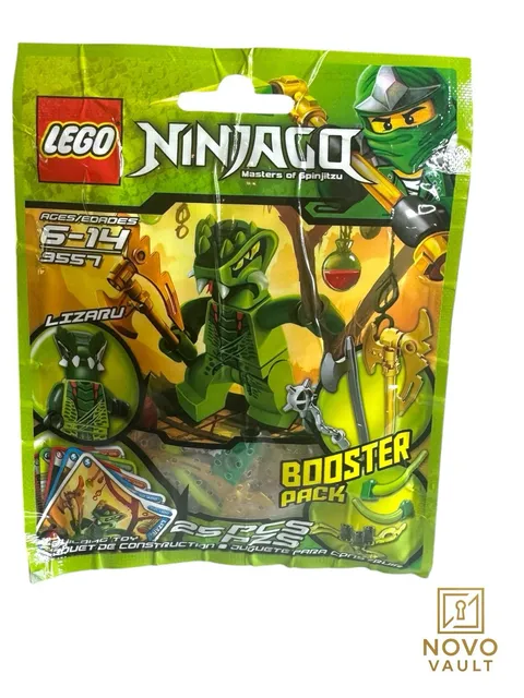 LEGO Ninjago Lizaru Minifigure 9557 Booster Pack Brand New Sealed Rare