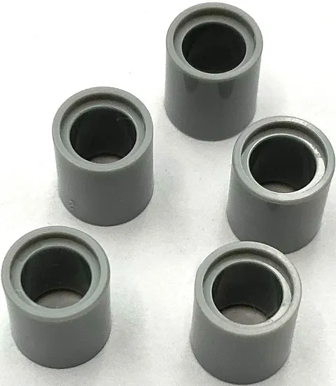 Lego 5 New Light Bluish Gray Technic Liftarms Thick 1 x 1 Spacer Parts