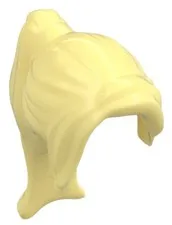 LEGO New 71028 LUNA LOVEGOOD Minifig HAIR Bright Light Yellow Ponytail Wig D19