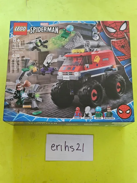 LEGO 76174 Super Heroes: Spider-Man's Monster Truck vs. Mysterio NEW Sealed 2021
