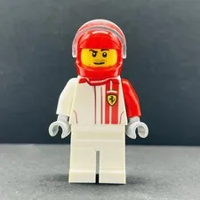 Lego Minifigure Ferrari F40 Competizione Driver sc077 Speed Champions