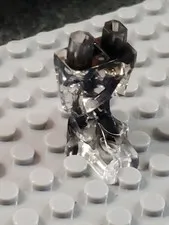LEGO Minifigure Ghost Legs Clear Black Swirl Smoke Marbled Ghostly....... (C8B2)