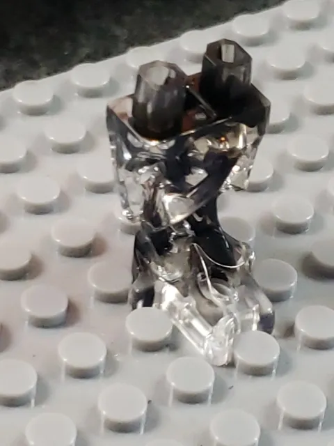 LEGO Minifigure Ghost Legs Clear Black Swirl Smoke Marbled Ghostly....... (C8B2)