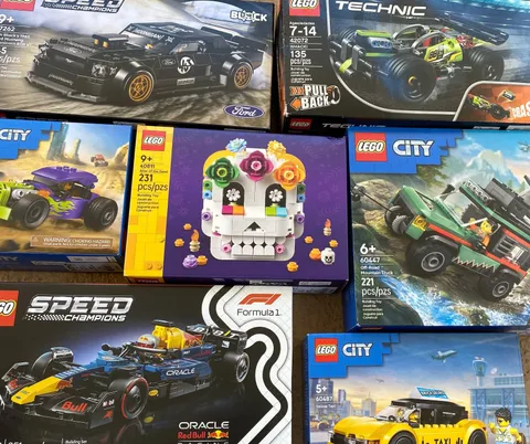 LEGO Lot 7 Sets Sealed 77243 77262 42072 City Technic Speed Champions F1 More