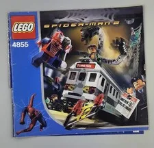 LEGO Spider-Man 2 Spider-Man's Train Rescue (4855) Manual Only