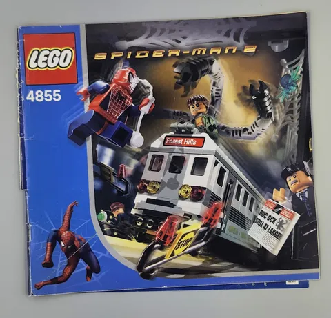 LEGO Spider-Man 2 Spider-Man's Train Rescue (4855) Manual Only