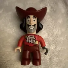 Lego Duplo Captain Hook Figure Never Land Pirates 47394pb164