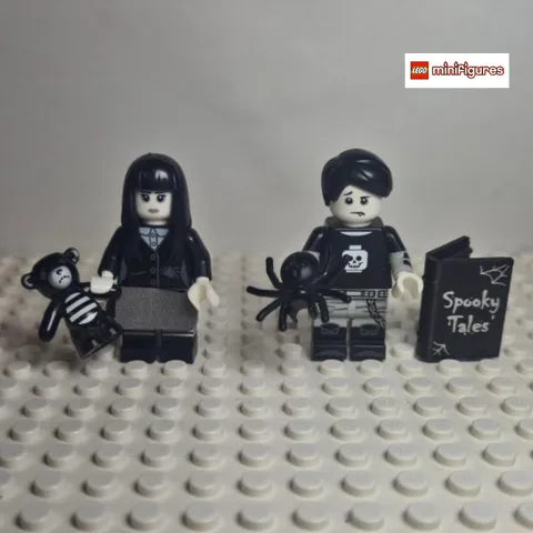 LEGO Series 12 Spooky Girl & Series 16 Spooky Boy CMF 71007 71013 Halloween