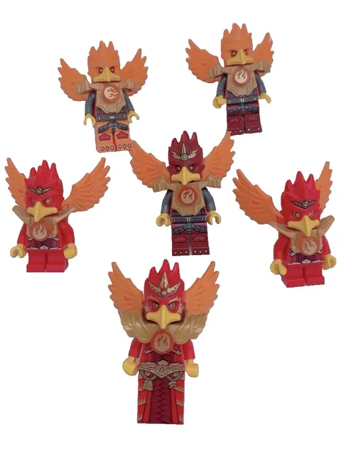 LEGO Legends of Chima Phoenix Tribe Rare Minifigure Lot of 6