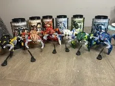 Lego Bionicle VISORAK (8742 ~ 8747) Makuta Rahi Spiders in Canisters + Manuals