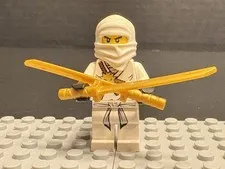 LEGO Ninjago Zane The Golden Weapons Minifigure njo0001 njo001 - 2011