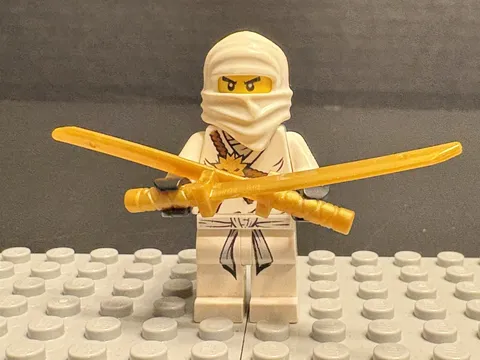 LEGO Ninjago Zane The Golden Weapons Minifigure njo0001 njo001 - 2011