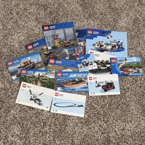 BULK 2 LB 5oz LEGO CITY ONLY INSTRUCTIONS