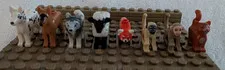 Lego Animal Land Lot of 8 Minifigures Dogs Sheep Cat Monkeys:  See Pics.