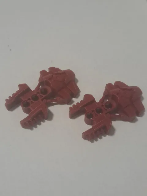 LEGO 50919 Bionicle Foot Toa Hordika Dark Red Pair Two Pieces Malum 8979