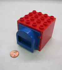 Lego Duplo Booth Window Post Office Ticket Window Opening Swinging Door Building