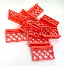 LEGO Coral Fence 1x4x2 Lattice 3185 - 10 Pieces