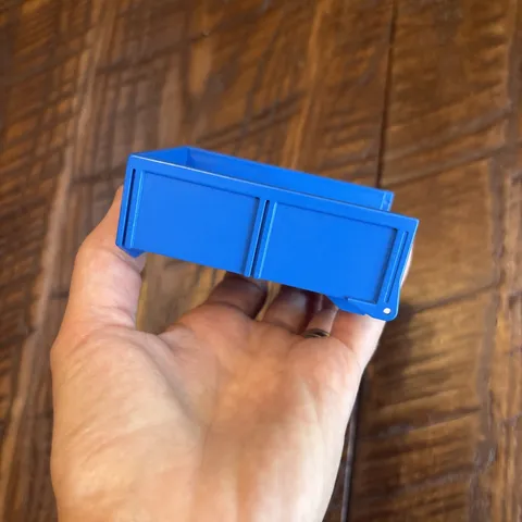 Lego Duplo Blue Trailer Dump Truck Bucket Bed Bin Replacement Part 4821b Vintage