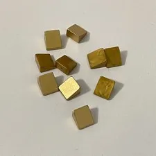 Lego 54200 Slopes Dark Gold Replacement Parts Pieces Lot of 10